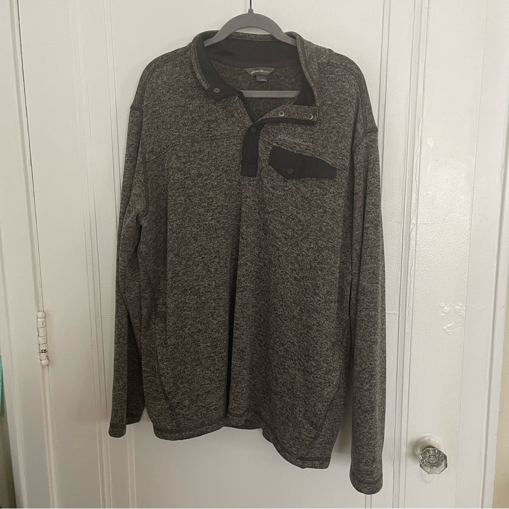 Eddie Bauer Quarter Button-Up Pullover